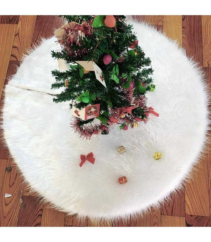 Tapis de sapin de Noël Blanc - Décorations Noel